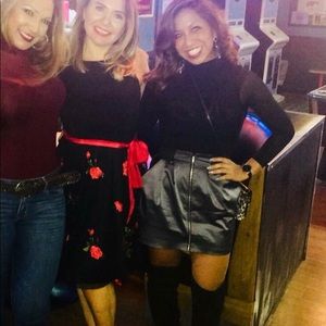 Silver & Black Skirt